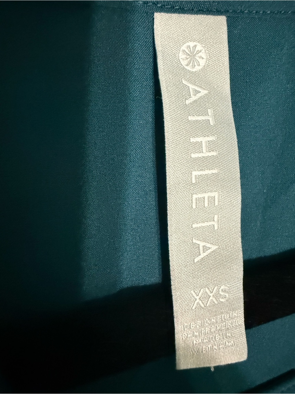 Athleta Teal Sleeveless Maxi Dress with Tie-Back Waist - Picture 3 of 10